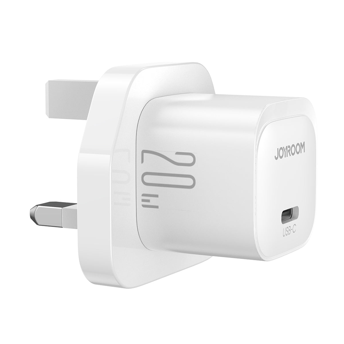 JOYROOM JR-TCF02 PD 20W Type-C Port Phone Fast Charging Adapter Mini Charger, UK Plug JOYROOM JR-TCF02 PD 20W Type-C Port Phone Fast Charging Adapter Mini Charger, UK Plug